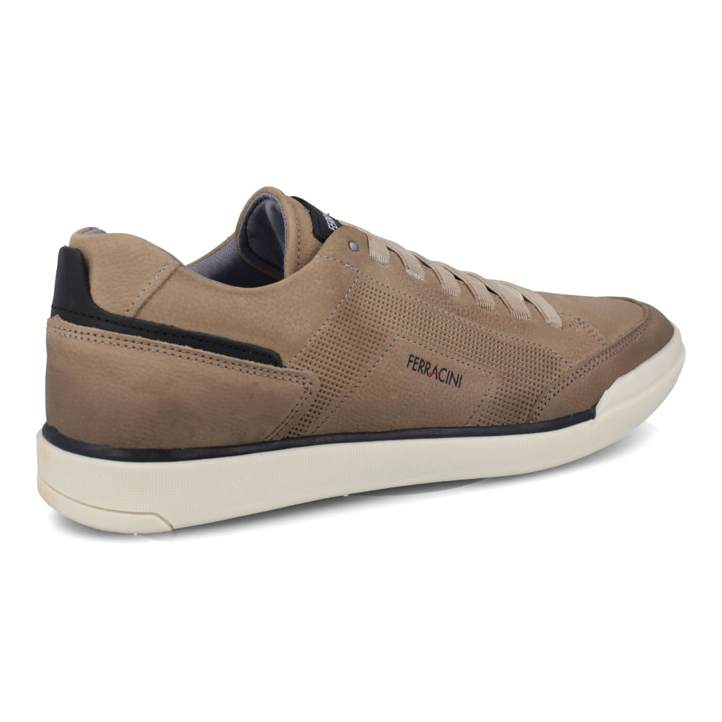 Ferracini Tenis Casual 1062-617D Cinza Couro_6__11